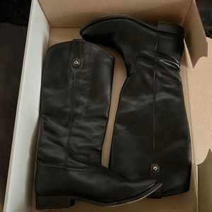 FRYE Melissa Button Boot- black